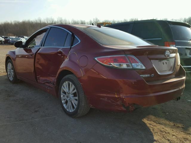 1YVHP82A495M43930 - 2009 MAZDA 6 I MAROON photo 3