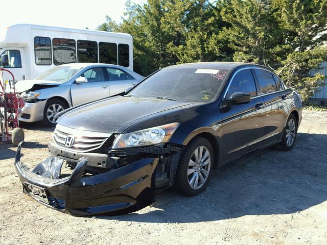 1HGCP2F7XBA060908 - 2011 HONDA ACCORD EX BLACK photo 2