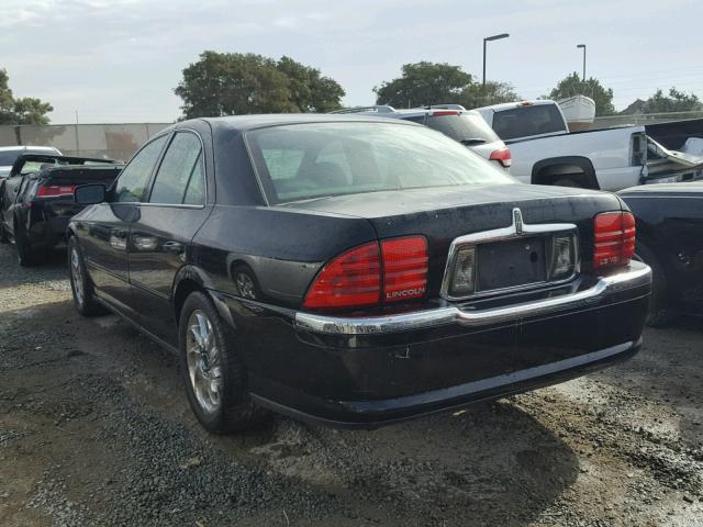 1LNHM87A12Y693651 - 2002 LINCOLN LS BLACK photo 3