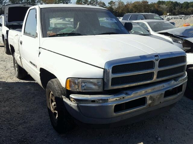 1B7HC16X21S636624 - 2001 DODGE RAM 1500 WHITE photo 1