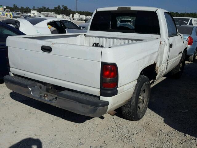 1B7HC16X21S636624 - 2001 DODGE RAM 1500 WHITE photo 4