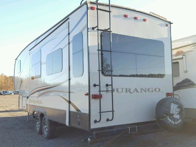 4EZFD272XE6076135 - 2014 DURA 5TH WHEEL BROWN photo 3