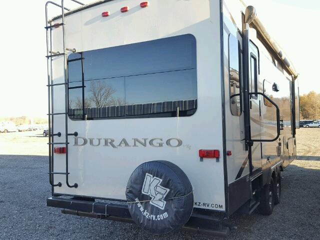 4EZFD272XE6076135 - 2014 DURA 5TH WHEEL BROWN photo 4