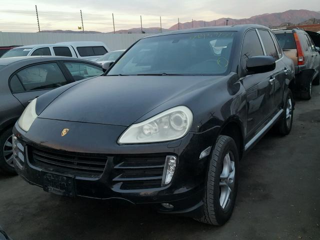 WP1AB29P88LA50616 - 2008 PORSCHE CAYENNE S BLACK photo 2