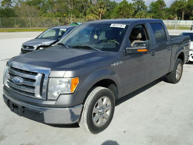 1FTPW12VX9FA91591 - 2009 FORD F150 SUPER GRAY photo 2