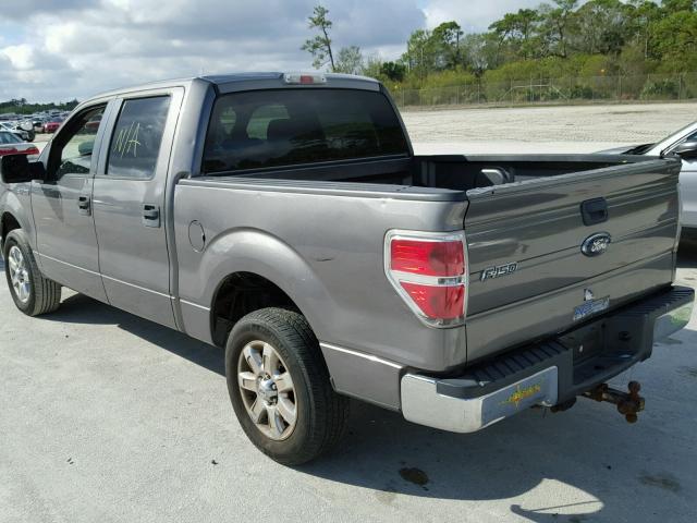 1FTPW12VX9FA91591 - 2009 FORD F150 SUPER GRAY photo 3