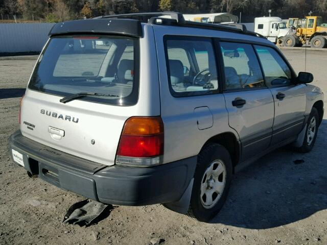 JF1SF6350XH739999 - 1999 SUBARU FORESTER L SILVER photo 4