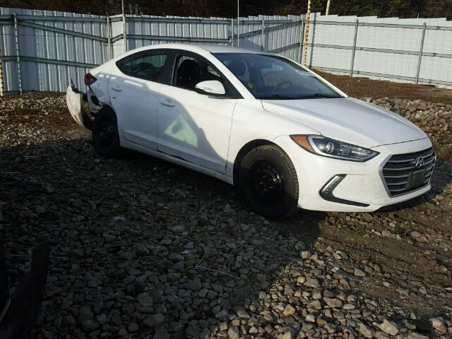 KMHD84LF7HU184015 - 2017 HYUNDAI ELANTRA SE WHITE photo 1