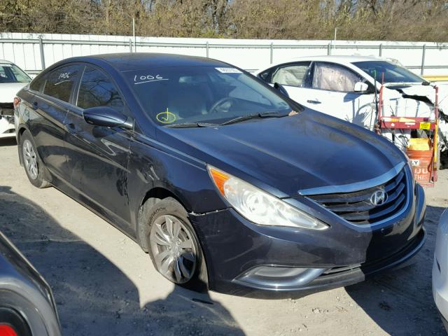 5NPEB4AC5CH385529 - 2012 HYUNDAI SONATA GLS BLUE photo 1