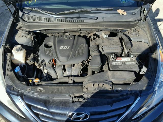 5NPEB4AC5CH385529 - 2012 HYUNDAI SONATA GLS BLUE photo 7