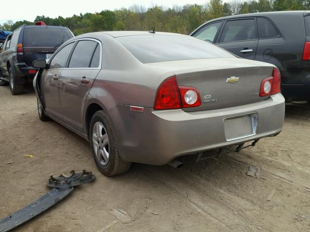 1G1ZG57B58F235793 - 2008 CHEVROLET MALIBU LS ყავისფერი ფოტო 3
