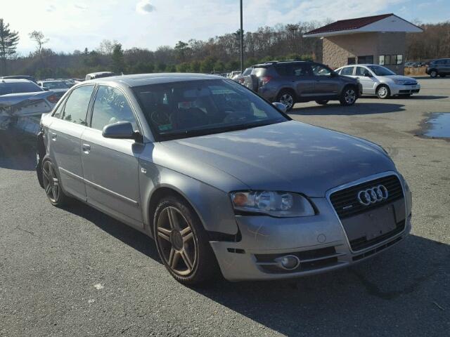 WAUDF78E07A196645 - 2007 AUDI A4 2.0T QU GRAY photo 1