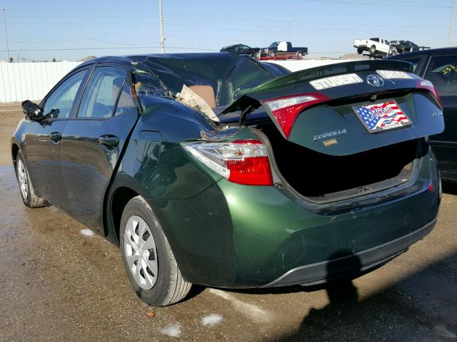 2T1BPRHE3FC374030 - 2015 TOYOTA COROLLA EC 绿色 照片 3