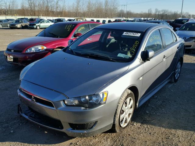 JA32U2FU9DU001180 - 2013 MITSUBISHI LANCER ES/ SILVER photo 2