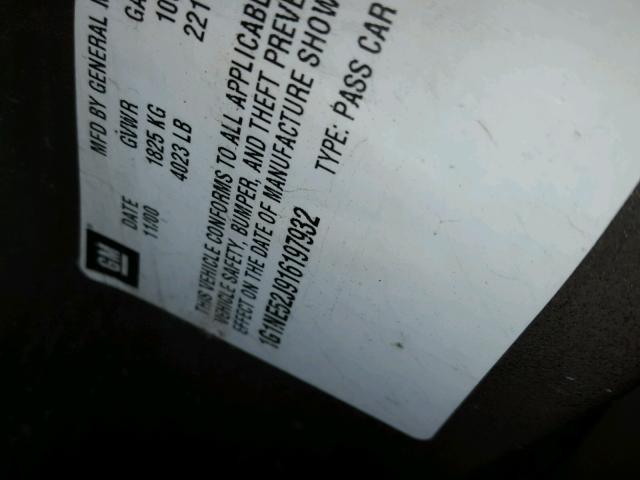 1G1NE52J916197932 - 2001 CHEVROLET MALIBU LS 灰色 照片 10