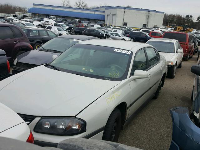 2G1WF52EX39392079 - 2003 CHEVROLET IMPALA WHITE photo 2