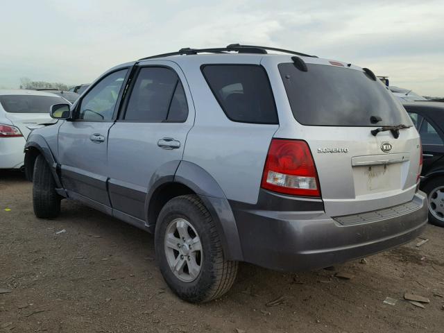 KNDJD733365588267 - 2006 KIA SORENTO EX SILVER photo 3