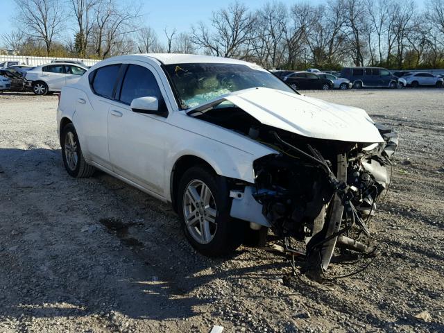 1C3CDZCB1CN313105 - 2012 DODGE AVENGER SX WHITE photo 1