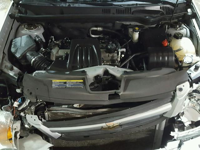 1G1AT58H097237894 - 2009 CHEVROLET COBALT LT SILVER photo 7