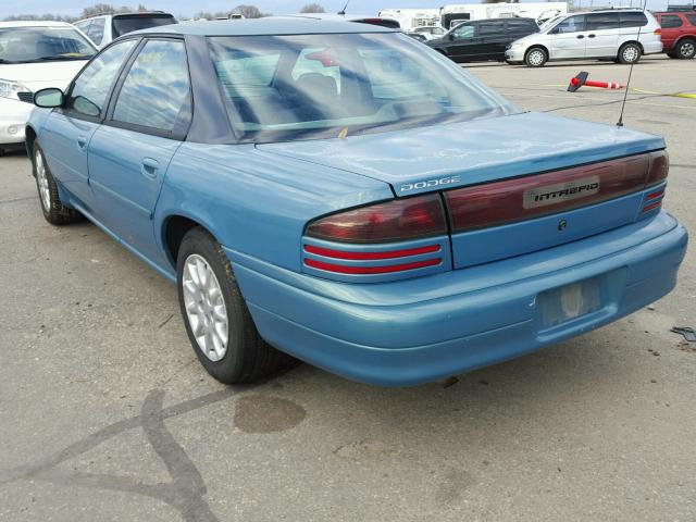 2B3HD46T3VH736130 - 1997 DODGE INTREPID BLUE photo 3