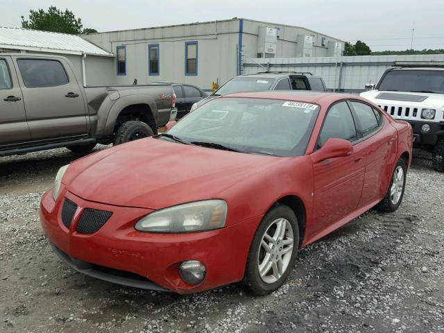 2G2WR554971131665 - 2007 PONTIAC GRAND PRIX RED photo 2