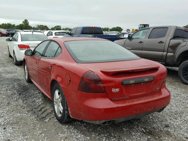 2G2WR554971131665 - 2007 PONTIAC GRAND PRIX RED photo 3