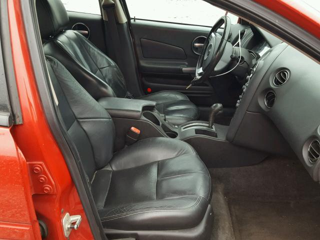 2G2WR554971131665 - 2007 PONTIAC GRAND PRIX RED photo 5