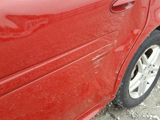 2G2WR554971131665 - 2007 PONTIAC GRAND PRIX RED photo 9