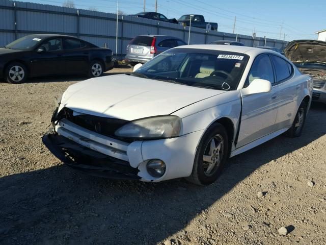 2G2WP522341349234 - 2004 PONTIAC GRAND PRIX WHITE photo 2