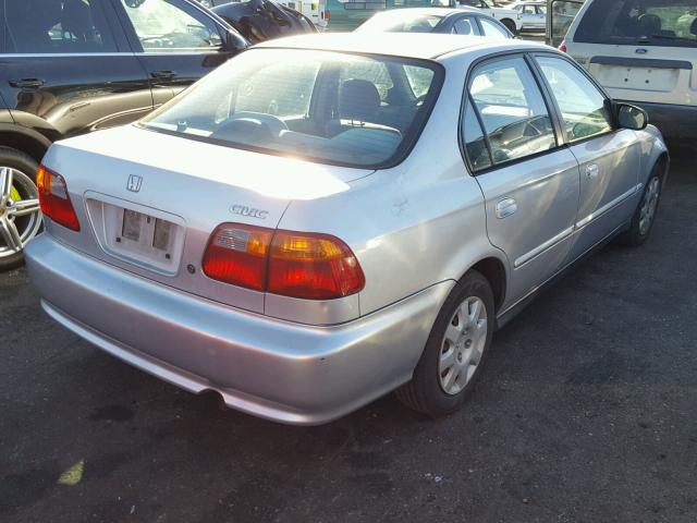 2HGEJ6613YH594999 - 2000 HONDA CIVIC BASE SILVER photo 4