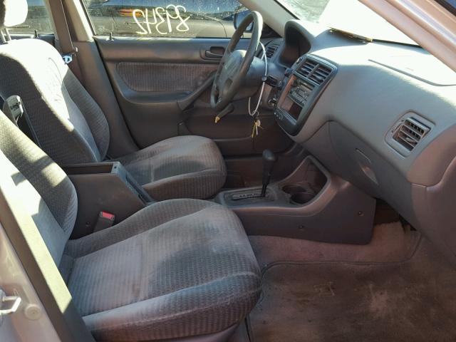 2HGEJ6613YH594999 - 2000 HONDA CIVIC BASE SILVER photo 5