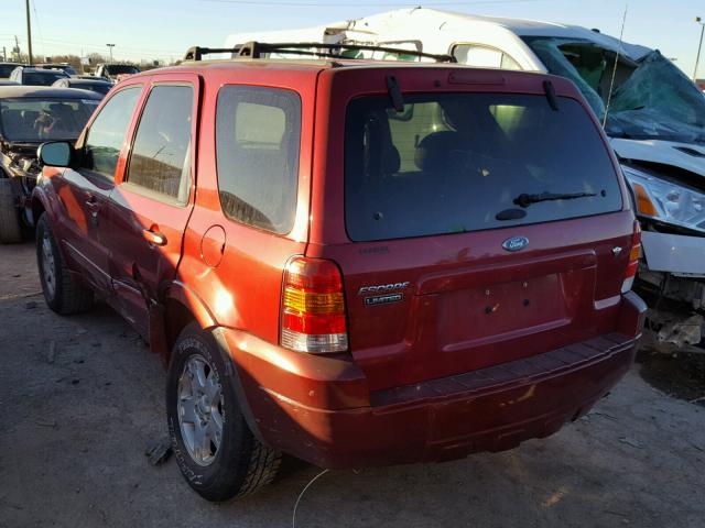 1FMYU941X7KA18580 - 2007 FORD ESCAPE LIM RED photo 3