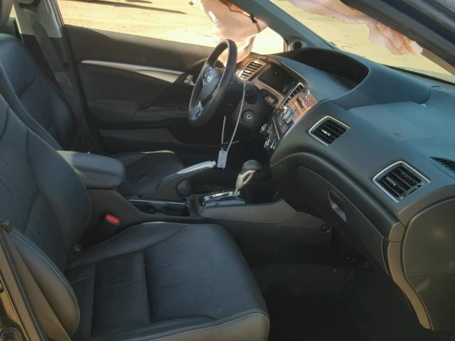 19XFB2F91DE070612 - 2013 HONDA CIVIC EXL BLACK photo 5