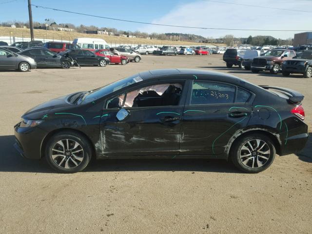 19XFB2F91DE070612 - 2013 HONDA CIVIC EXL BLACK photo 9