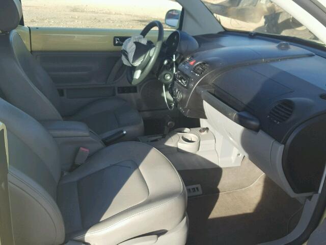 3VWCM31Y85M302354 - 2005 VOLKSWAGEN NEW BEETLE 黄色 照片 5