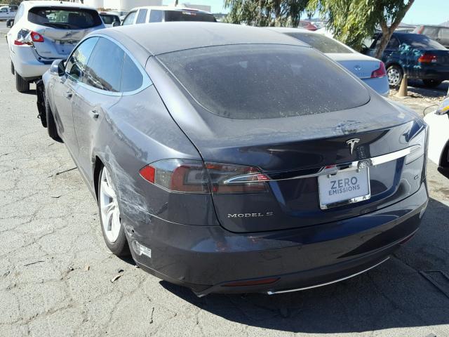 5YJSA1S15FFP73008 - 2015 TESLA MODEL S 70 CHARCOAL photo 3