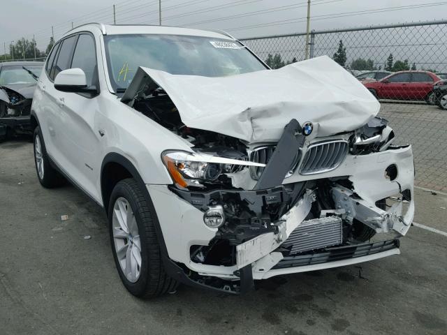 5UXWZ7C3XH0V92077 - 2017 BMW X3 SDRIVE2 WHITE photo 1