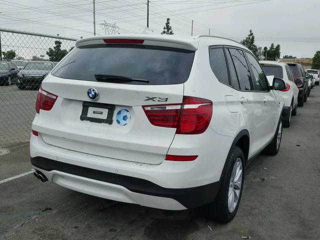 5UXWZ7C3XH0V92077 - 2017 BMW X3 SDRIVE2 WHITE photo 4