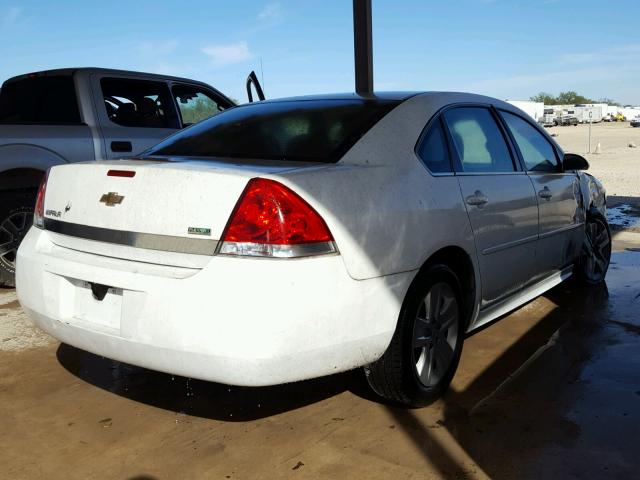 2G1WF5EK6B1162750 - 2011 CHEVROLET IMPALA LS WHITE photo 4