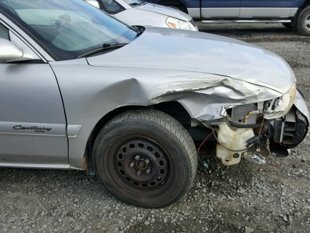 2G4WS52J0Y1299217 - 2000 BUICK CENTURY CU SILVER photo 9