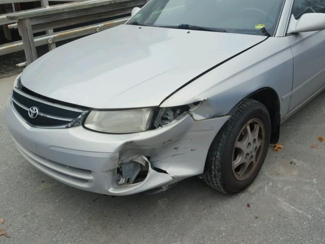 2T1CG22P71C426192 - 2001 TOYOTA CAMRY SOLA SILVER photo 10