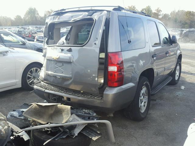 1GNFC13C97R256776 - 2007 CHEVROLET TAHOE C150 GRAY photo 4