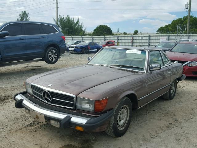 10704412059234 - 1980 MERCEDES-BENZ SL 450 BROWN photo 2