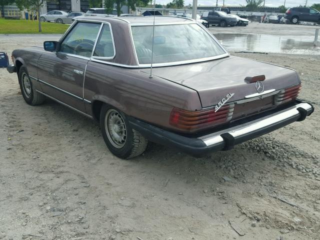 10704412059234 - 1980 MERCEDES-BENZ SL 450 BROWN photo 3