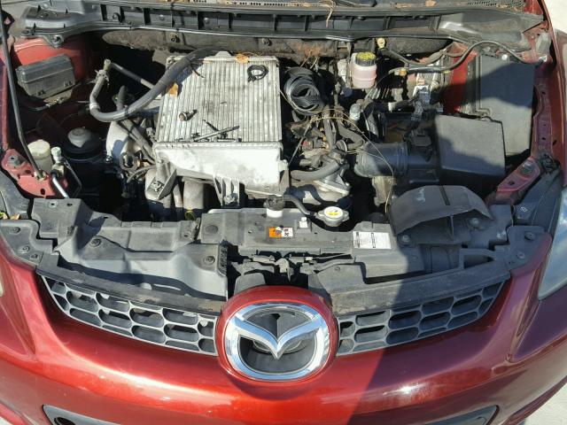 JM3ER293X80192910 - 2008 MAZDA CX-7 RED photo 7