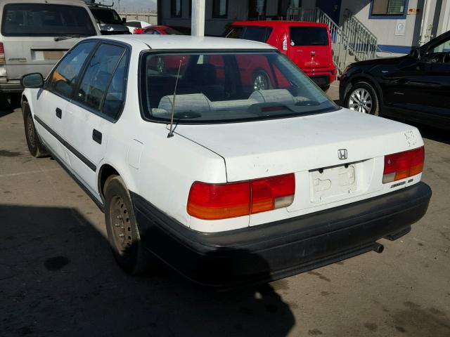 1HGCB7540PA167993 - 1993 HONDA ACCORD DX WHITE photo 3