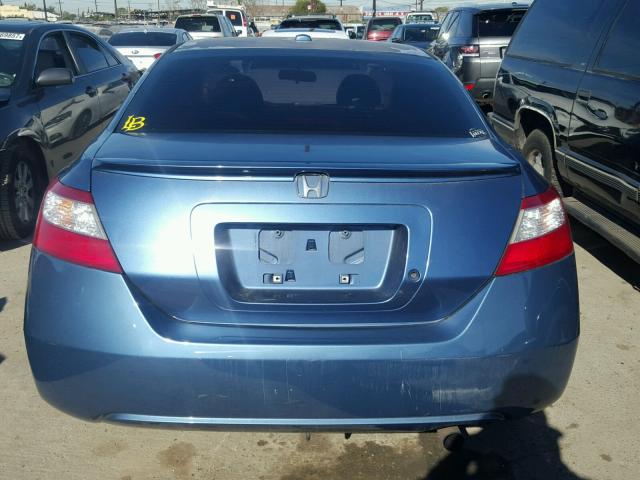 2HGFG12867H535159 - 2007 HONDA CIVIC EX BLUE photo 9