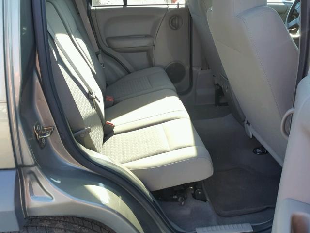 1J4GL48K16W144577 - 2006 JEEP LIBERTY SP BROWN photo 6