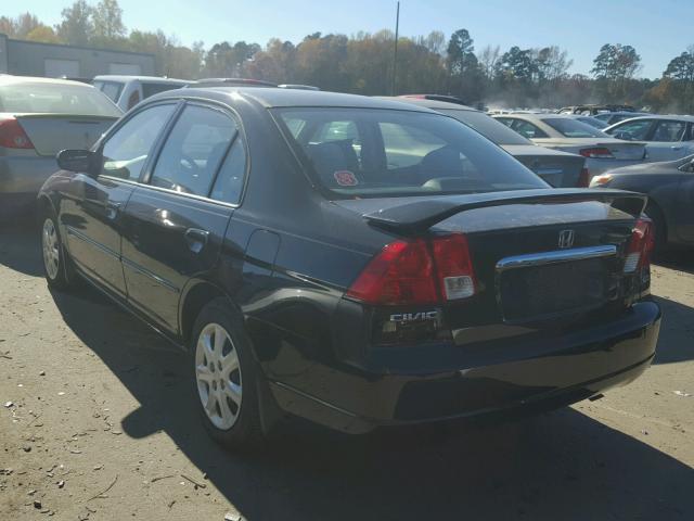 1HGES26733L007819 - 2003 HONDA CIVIC EX BLACK photo 3