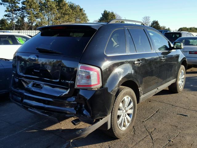 2FMDK39C48BA77356 - 2008 FORD EDGE LIMIT BLACK photo 4